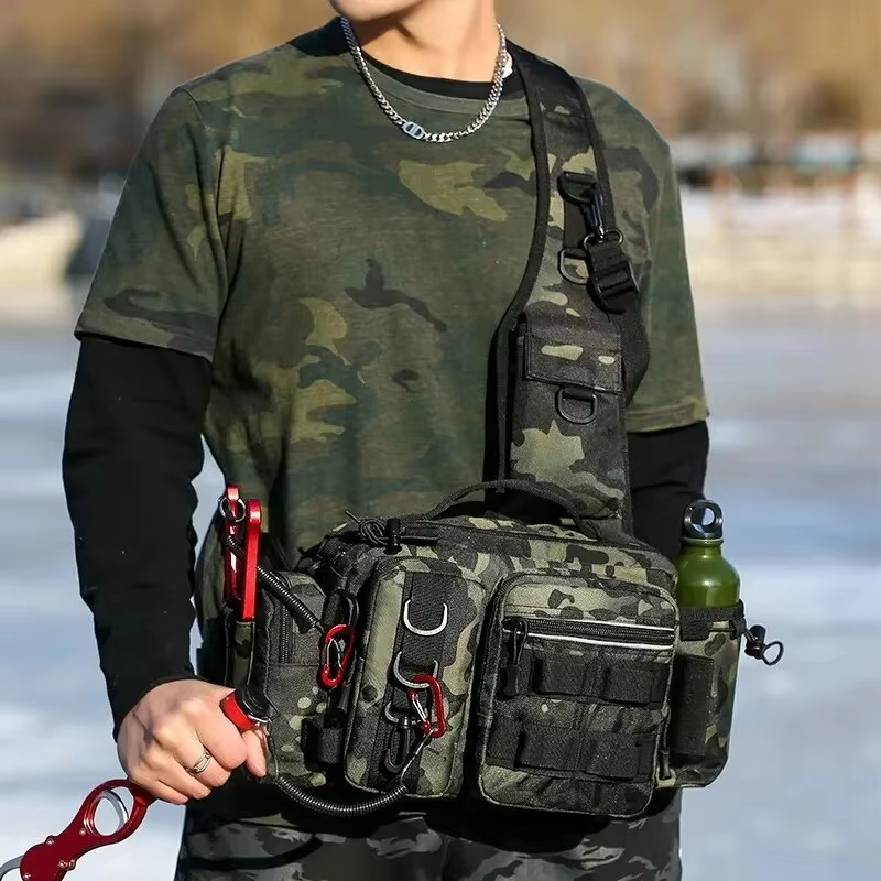 Fishing Backpack - حقيبة خصر تكتيكية للتخييم والتسلق في