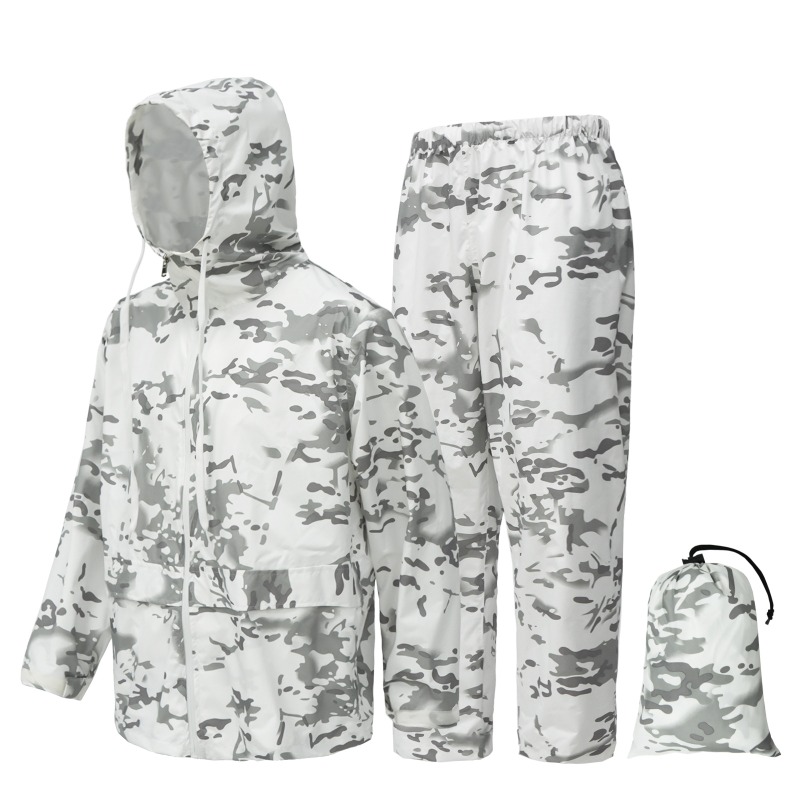 Fishing Rain Suit - بدلة معطف وسروال مطر مقاومة للعواصف
