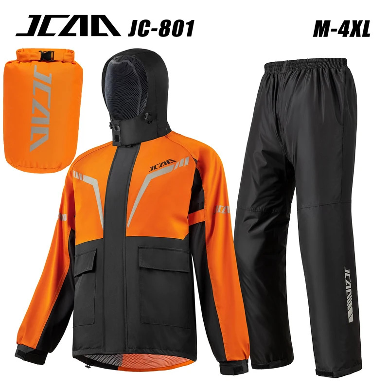 مقاوم للماء دراجة نارية المطر  - مراجعة Fishing Rain Suit وسعره