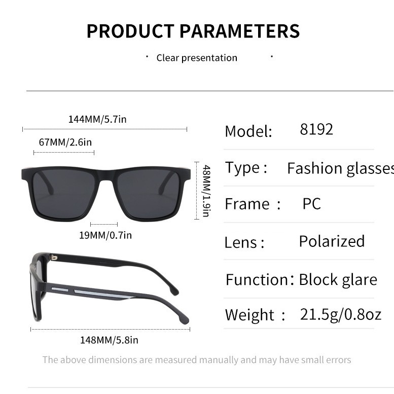 نظارات رياضية لحماية العين أثن - مراجعة Fishing Sunglasses Polarized وسعره