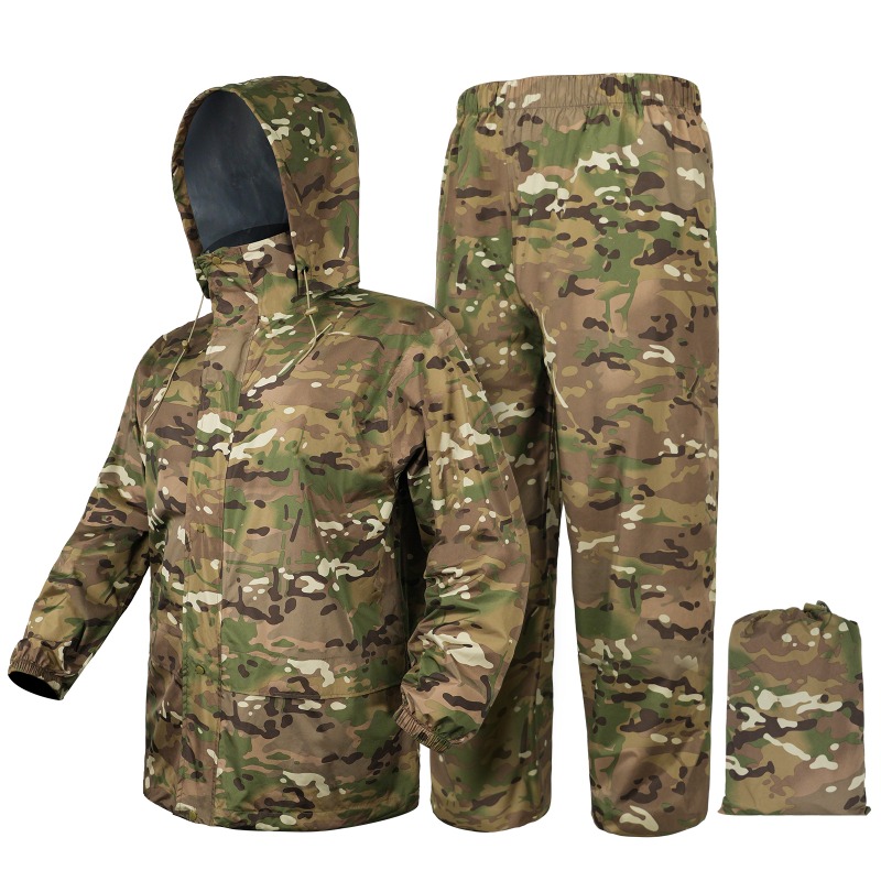 بدلة معطف وسروال مطر مقاومة لل - مراجعة Fishing Rain Suit وسعره