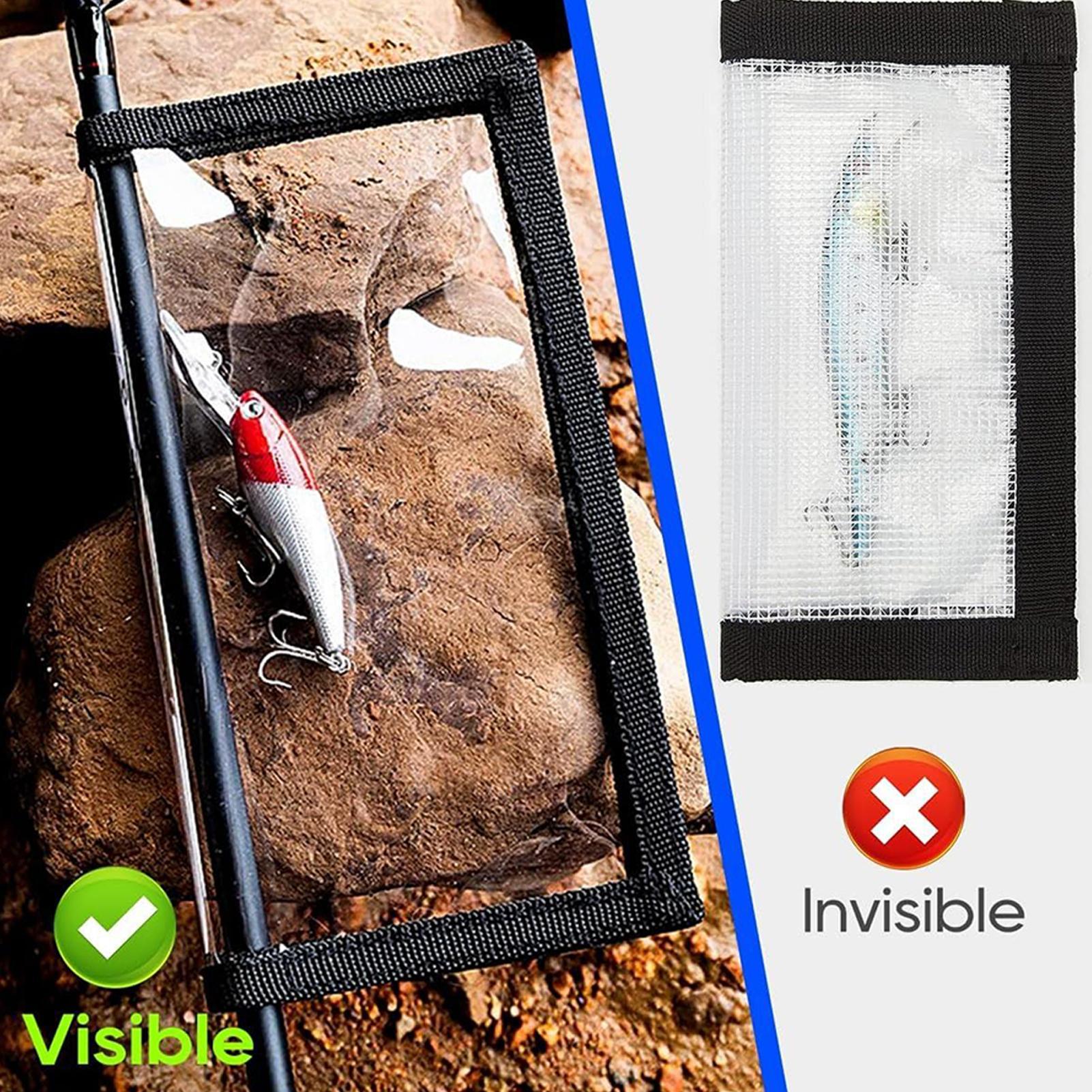غطاء طعم صيد شفاف من البلاستيك - مراجعة Fishing Backpack وسعره